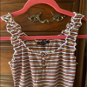 Papaya Colorful scrunched sleeves